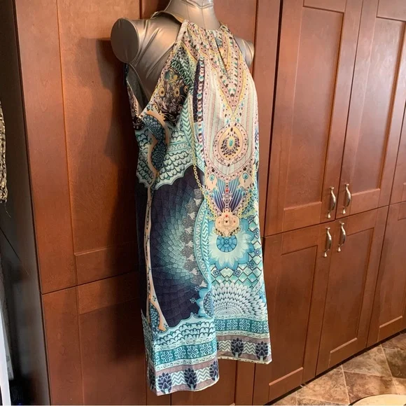 SALE!! Silky dress NWT beach resort clothing.   3 - Picture 9 of 14